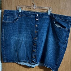 Old Navy Classic Blue Denim Skirt